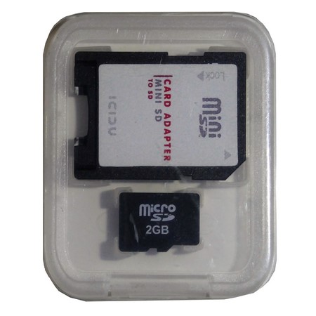 Memory Card Micro SD 2GB + Adapter